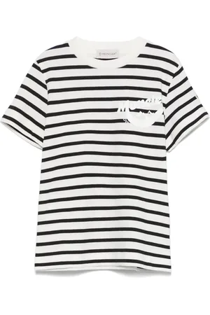 Moncler T-shirt à rayures