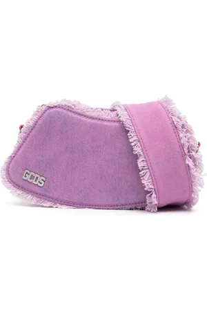 GCDS Sac porté épaule Comma en jean