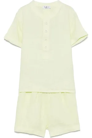Il gufo Ensemble-short en lin