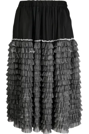 Comme des Garçons Short à détails plissés
