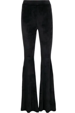 GCDS Pantalon en velours à coupe évasée