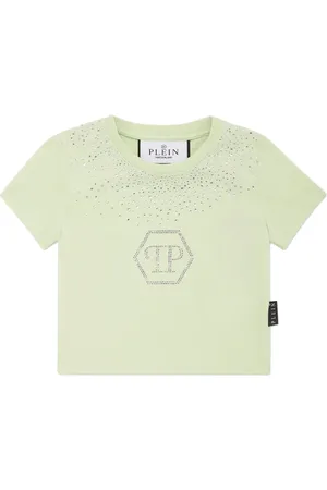 Philipp Plein T-shirt à logo strassé