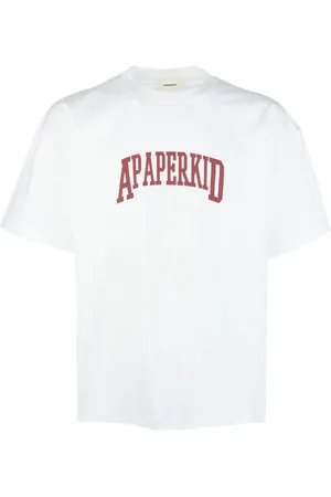 A PAPER KID T-shirt à logo imprimé