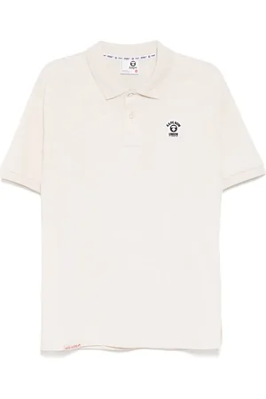 A Bathing Ape Polo à logo Moonface
