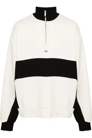 GCDS Sweat zippé à logo appliqué