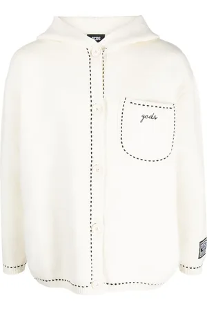 GCDS Veste à logo brodé