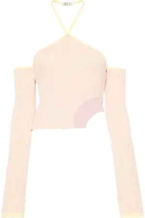 GCDS Haut nervuré à design asymétrique