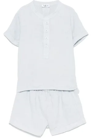 Il gufo Ensemble-short en lin