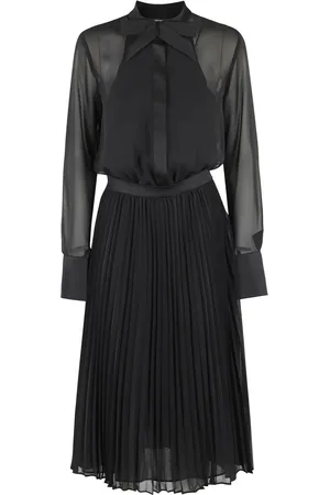 Emporio Armani Robe à design plissé