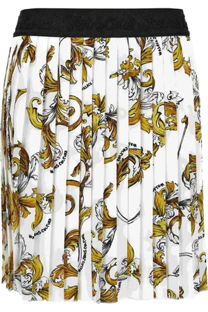 VERSACE Jupe plissée à imprimé graphique