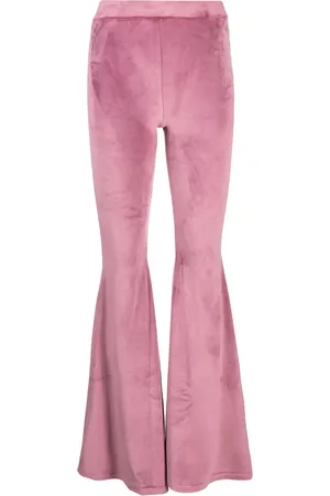 GCDS Pantalon en velours à coupe évasée