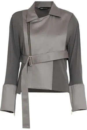 Uma Raquel Davidowicz Veste ceinturée à design superposé