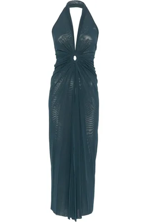 FISICO Robe en résille à coupe longue