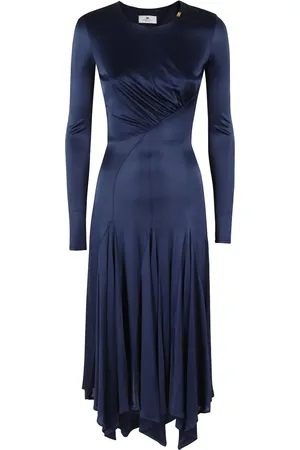 Elisabetta Franchi Robe mi-longue à détails drapés
