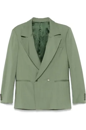 COSTUMEIN Blazer en laine vierge à simple boutonnage