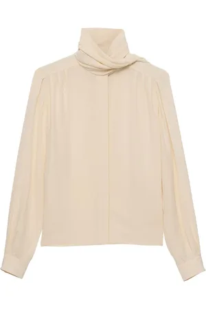 Prada Chemise à détail de foulard