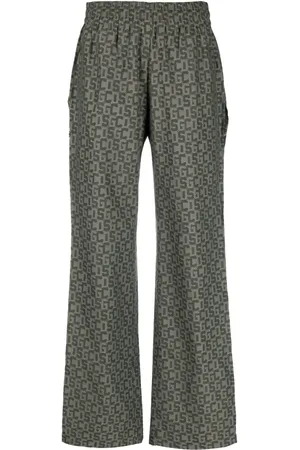 GCDS Pantalon ample à motif monogrammé