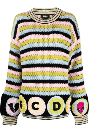 GCDS Pull colour block à rayures