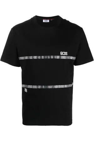 GCDS T-shirt à ornements en cristal