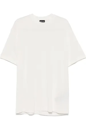 Giorgio Armani T-shirt en maille à design nervuré