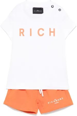 John Richmond Ensemble haut-short à logo imprimé
