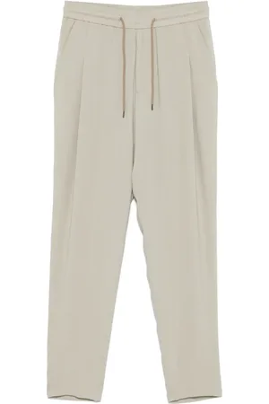 Giorgio Armani Pantalon à design plissé