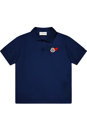 Moncler Polo en coton à logo appliqué