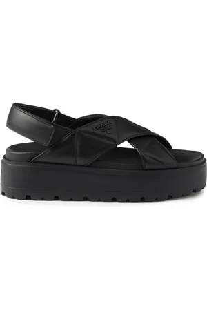 Prada Sandales en cuir 45 mm