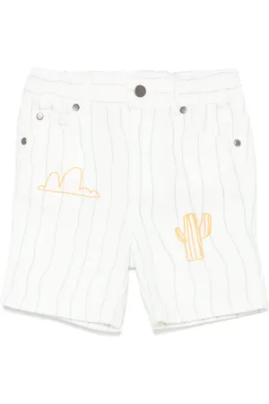 Stella McCartney Short à rayures