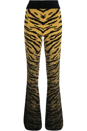 GCDS Pantalon à motif zébré en jacquard
