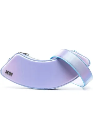 GCDS Sac porté épaule à effet iridescent