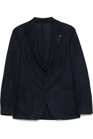 LARDINI Blazer à détail de broche