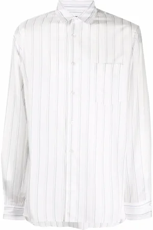 Comme des Garçons Chemise à rayures verticales imprimées