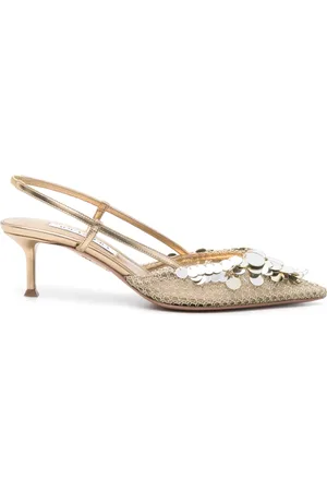 Aquazzura Escarpins Can Can 50 mm à bride arrière