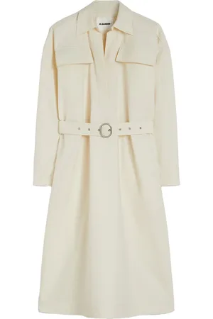 Jil Sander Robe courte à taille ceinturée