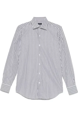 Finamore Chemise en coton à rayures