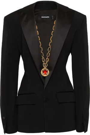 Dsquared2 Blazer boutonné à revers pointus