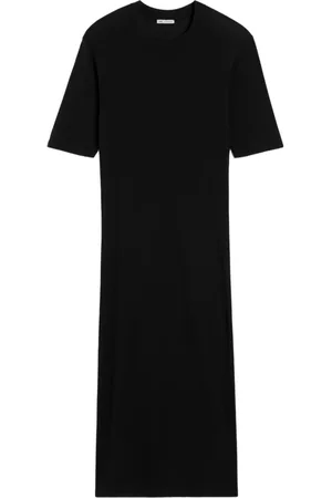 Ami Robe en coton à manches courtes