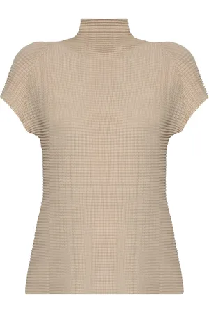 Issey Miyake Blouse Wooly Pleats