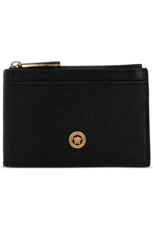 VERSACE Porte-cartes à logo imprimé