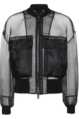 Dsquared2 Veste bomber à effet de transparence