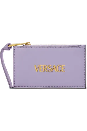 VERSACE Porte-cartes Tag à fermeture zippée