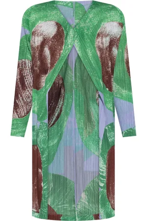 PLEATS PLEASE ISSEY MIYAKE Manteau à design plissé