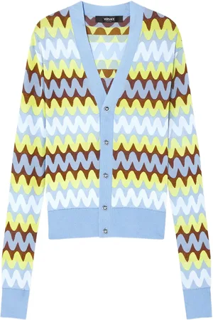 VERSACE Cardigan Wave