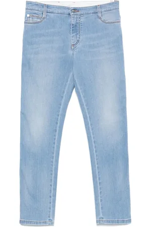 ERMANNO SCERVINO Jean slim à patch logo