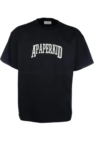 A PAPER KID T-shirt à logo imprimé