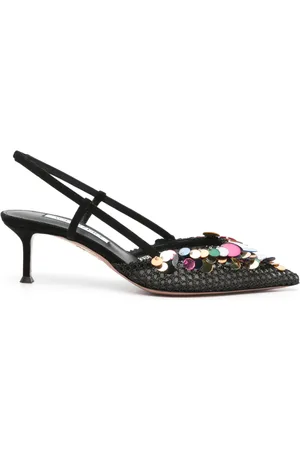 Aquazzura Escarpins Can Can 50 mm à bride arrière
