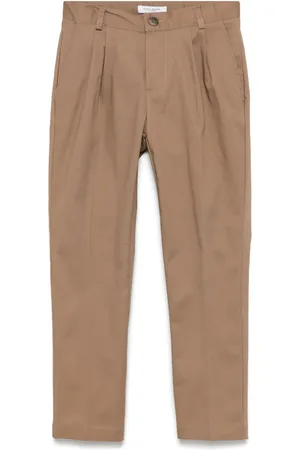 Paolo Pecora Pantalon fuselé à taille ceinturée