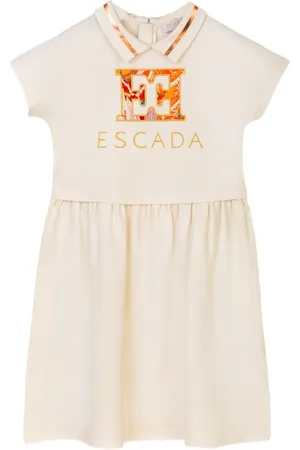 Escada Robe à logo brodé