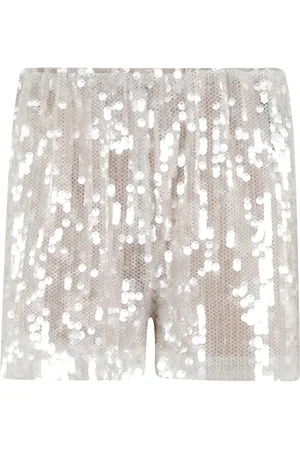 FEDERICA TOSI Short brodé de sequins